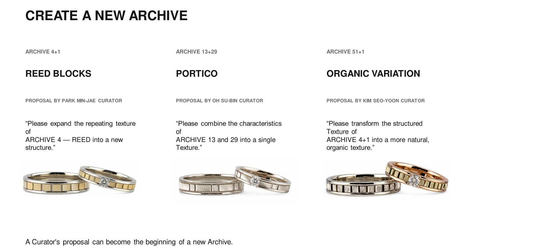 Create a new ARCHIVE proposals